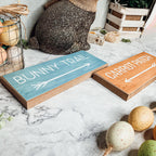Limited Edition Bunny Trail or Carrot Patch Sign