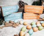 Limited Edition Bunny Trail or Carrot Patch Sign