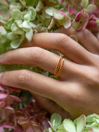 Serpentine Wrap Ring - Gold — Select Your Gemstone & Siuze