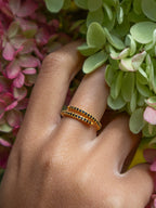 Serpentine Wrap Ring - Gold — Select Your Gemstone & Siuze