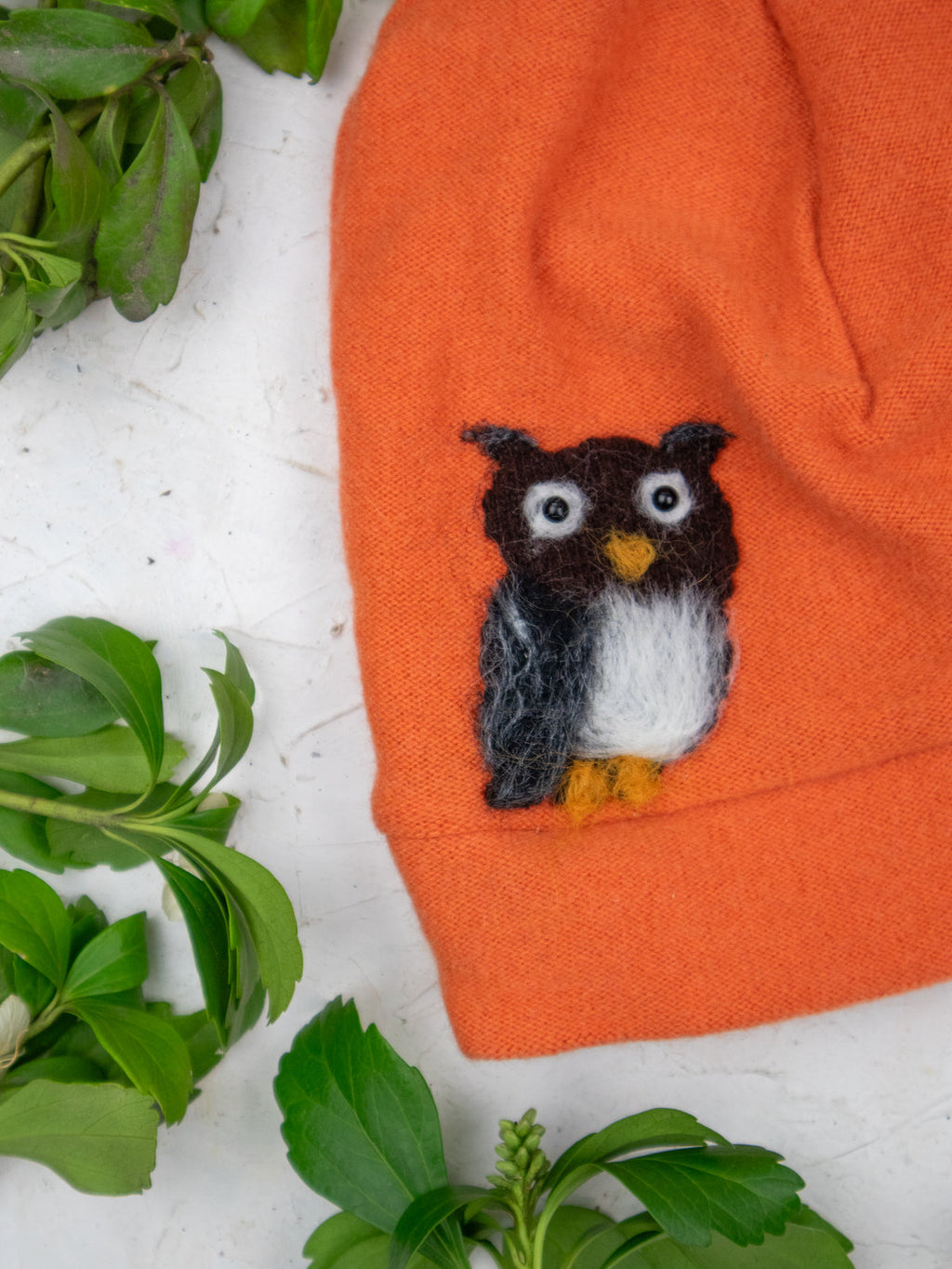 Owl Cashmere Hat - Adult/Big Kid — Select Your Color