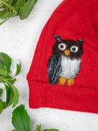 Owl Cashmere Hat - Adult/Big Kid — Select Your Color