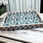 Daphne Mother of Pearl Trays — Select Your Size