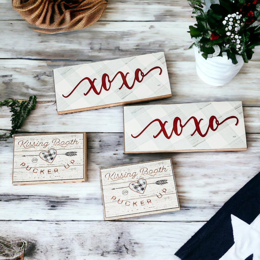 Handmade Wooden "XOXO" Sign