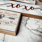 Handmade Wooden "Kissing Booth...Pucker Up" Sign