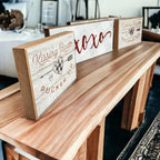 Handmade Wooden "Kissing Booth...Pucker Up" Sign