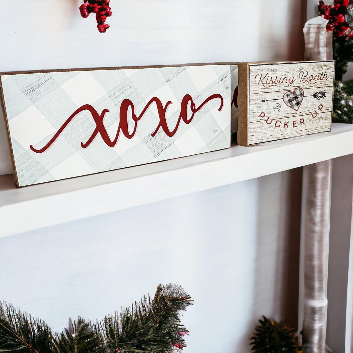 Handmade Wooden "XOXO" Sign