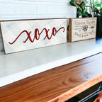 Handmade Wooden "Kissing Booth...Pucker Up" Sign