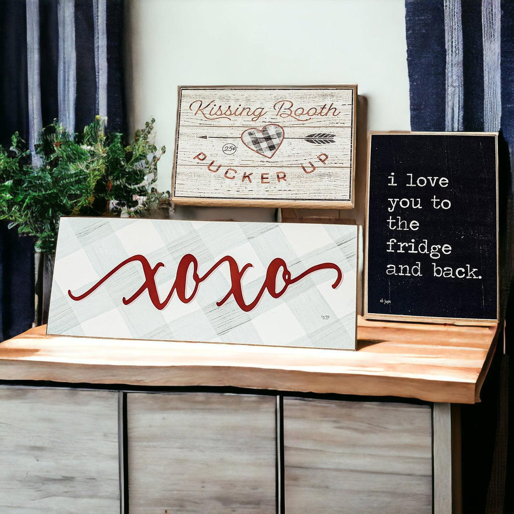 Handmade Wooden "Kissing Booth...Pucker Up" Sign