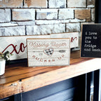 Handmade Wooden "Kissing Booth...Pucker Up" Sign