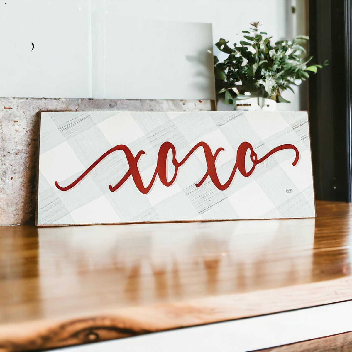 Handmade Wooden "XOXO" Sign