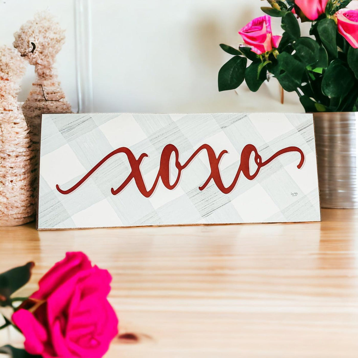 Handmade Wooden "XOXO" Sign