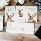 Wooden Hippity Hoppity Bunny Signs — Select Your Style