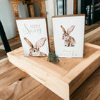 Wooden Hippity Hoppity Bunny Signs — Select Your Style