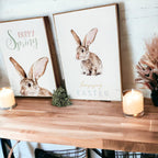 Wooden Hippity Hoppity Bunny Signs — Select Your Style