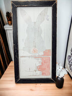 Rustic Bunny Tail Framed Wall Hanging — Select Your Frame Color