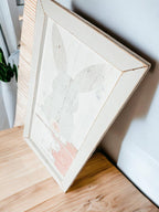 Rustic Bunny Tail Framed Wall Hanging — Select Your Frame Color