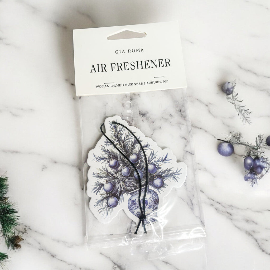Chinoiserie Vase Freshie - Hanging Vehicle Air Freshener — Select Your Scent