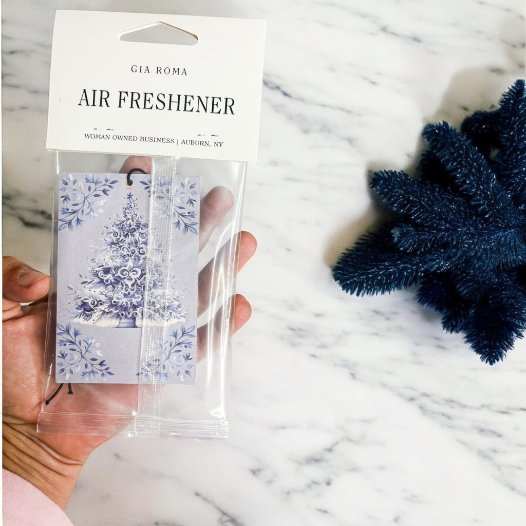 Blue Tree Freshie - Hanging Vehicle Air Freshener — Select Your Scent