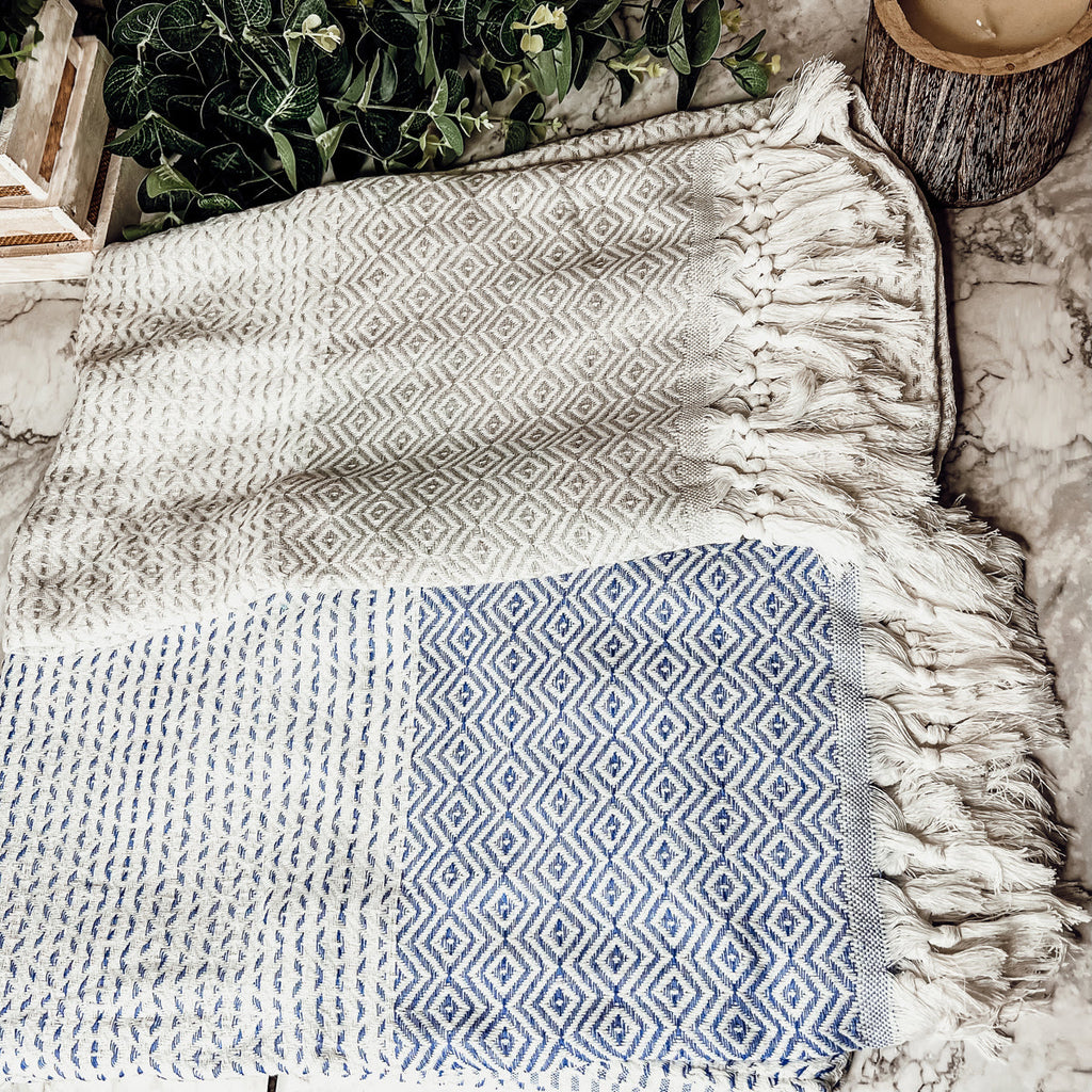 Azra XL Turkish Cotton Towel — Select Your Color