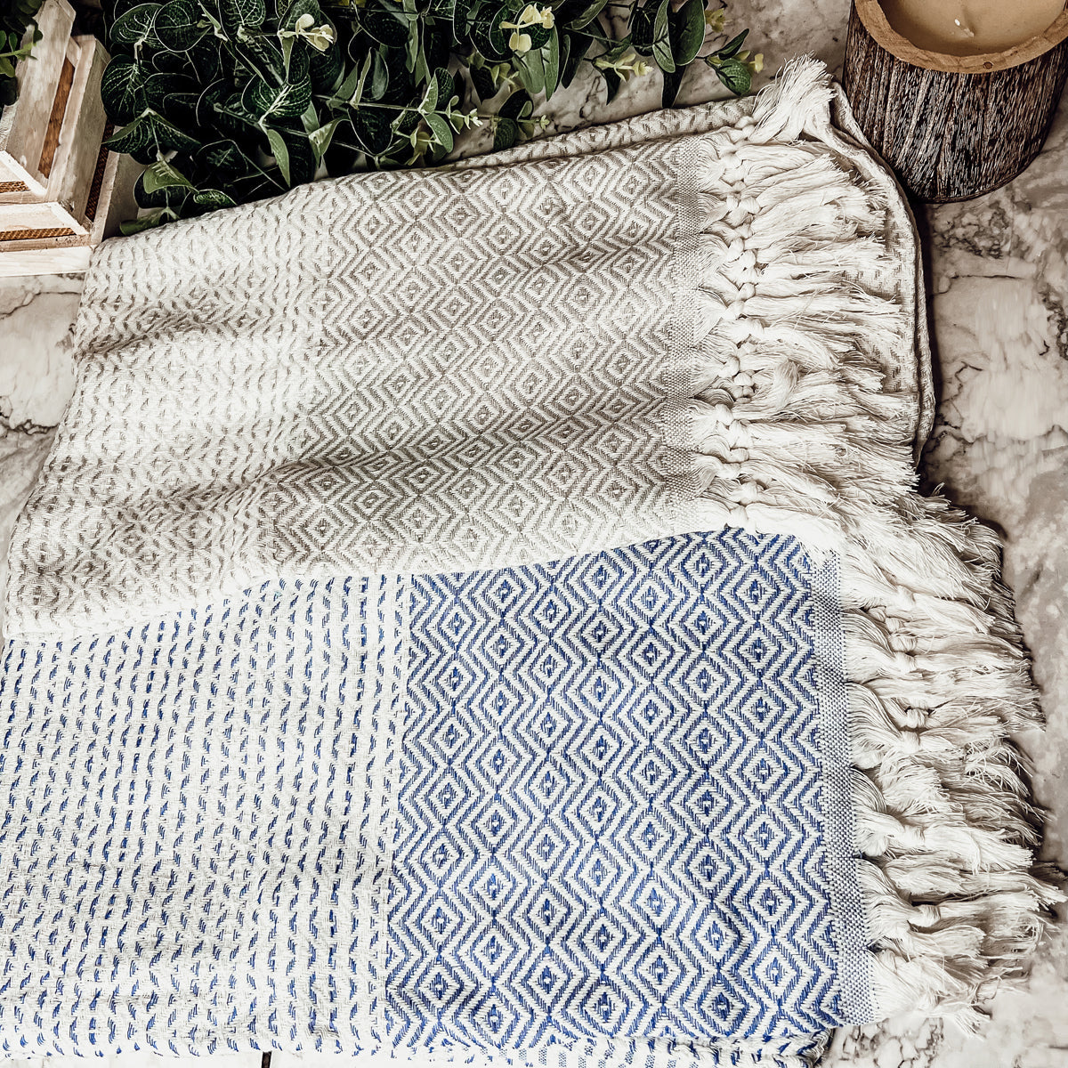 Azra XL Turkish Cotton Towel — Select Your Color