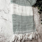 Haley Diamond XL Turkish Cotton Towel — Select Your Color