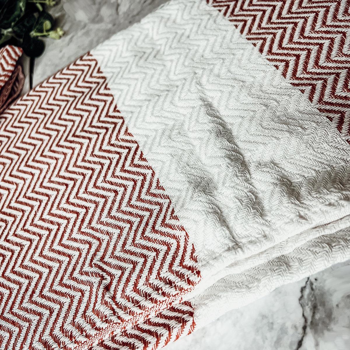 Chevron XL Turkish Cotton Towel — Select Your Color