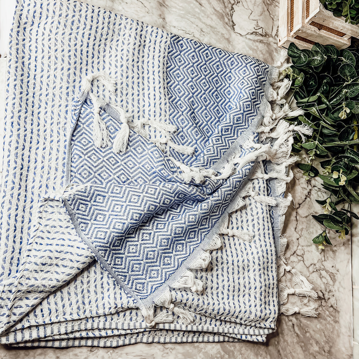 Azra XL Turkish Cotton Towel — Select Your Color