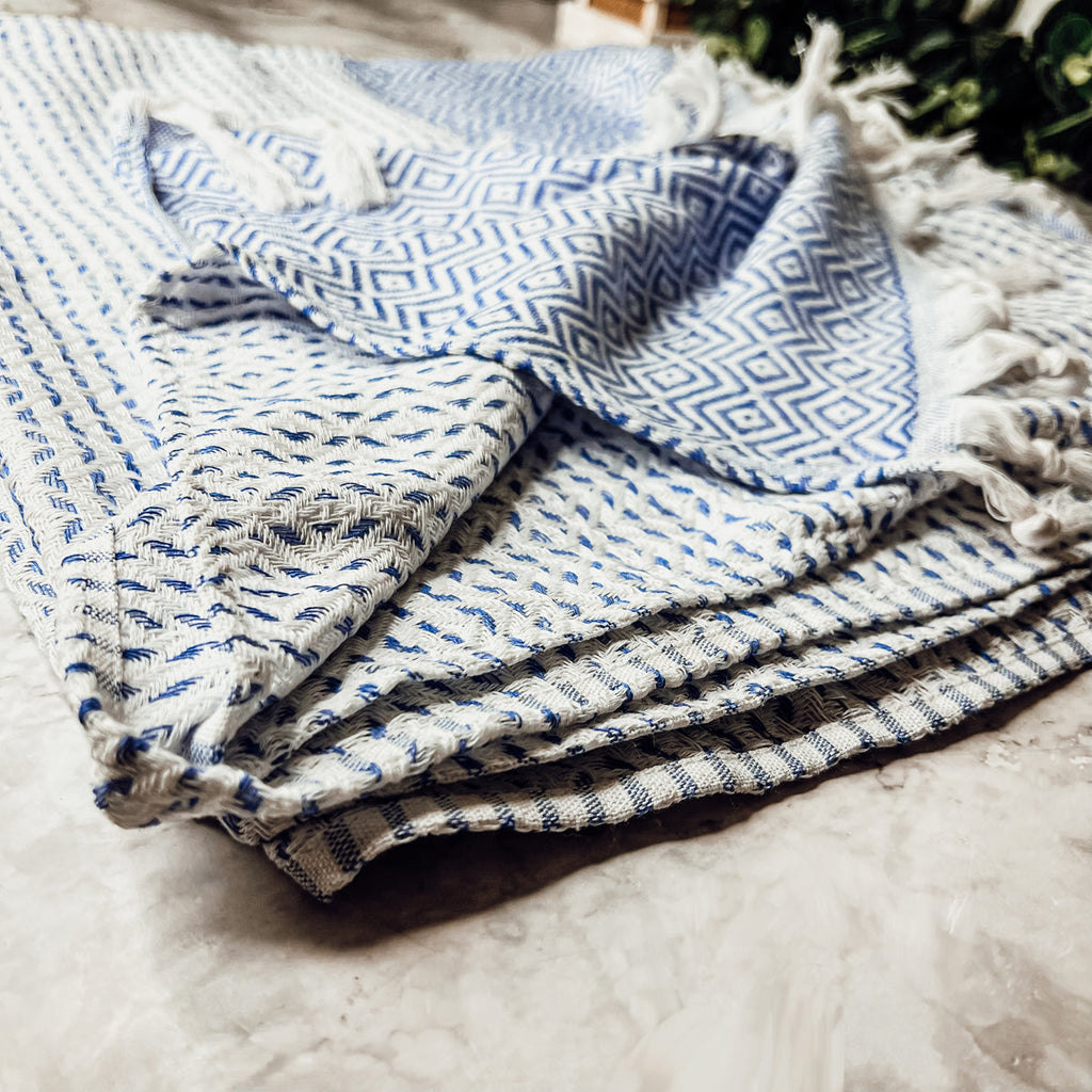 Azra XL Turkish Cotton Towel — Select Your Color