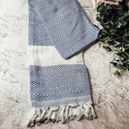 Haley Diamond XL Turkish Cotton Towel — Select Your Color