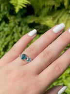 Topaz Duo Ring — Select Your Size & Gem Orientation