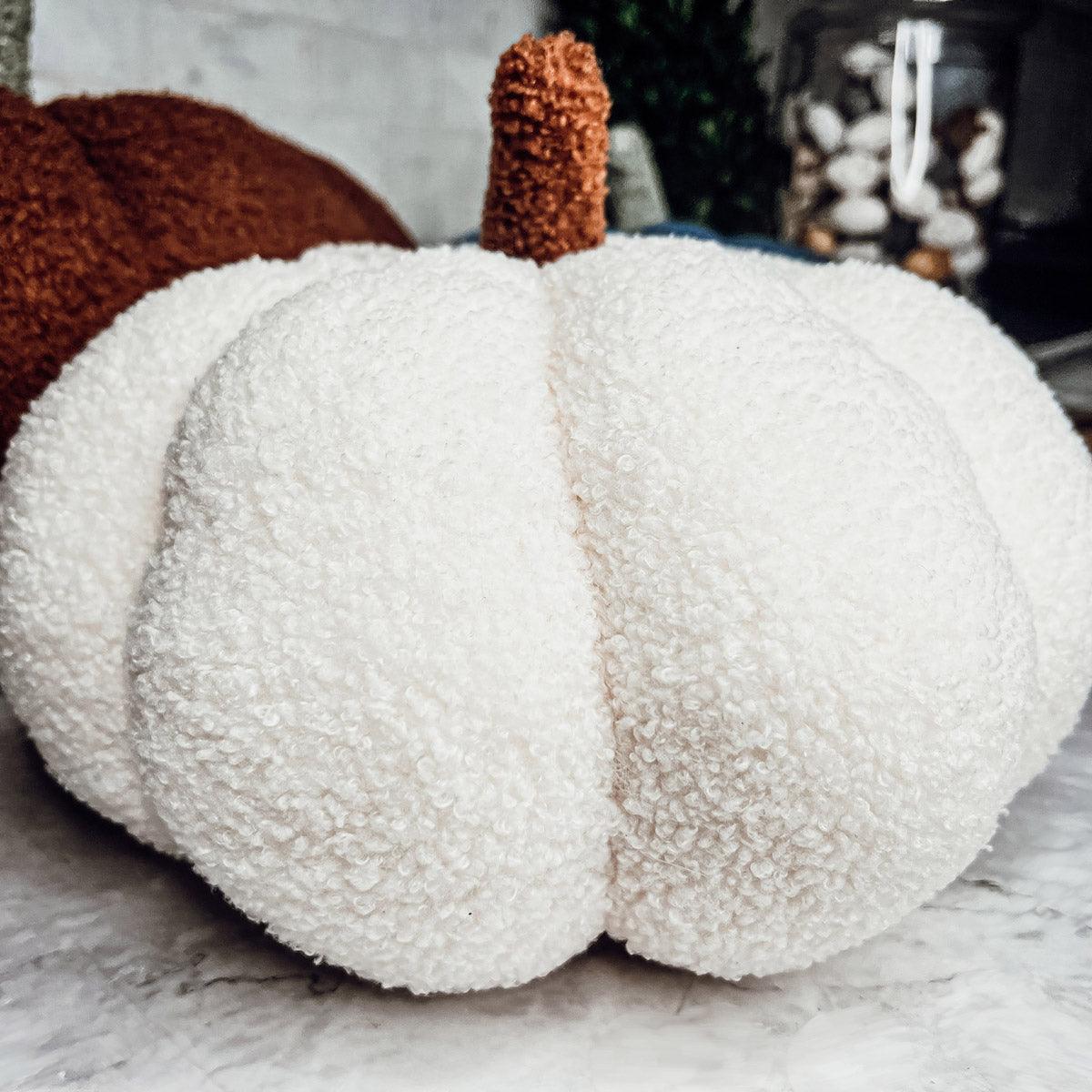 Handmade Plush Cotton Filled Blair Pumpkin — Select Your Color and Size