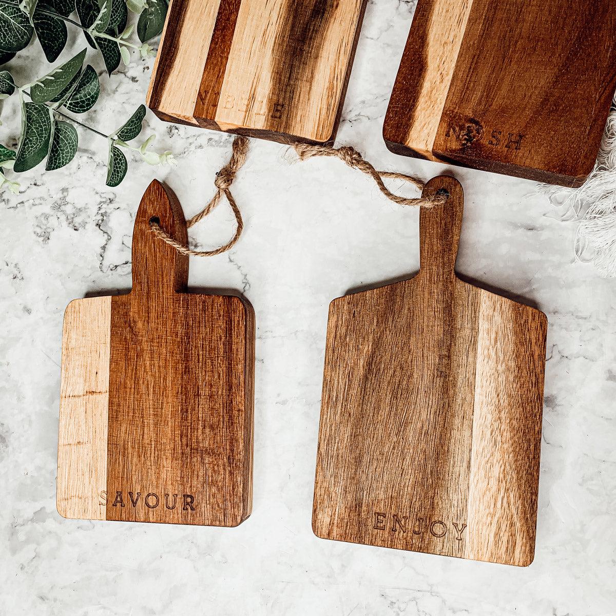 Charcuterie Boards, 8" x 4.5" — Select Your Design