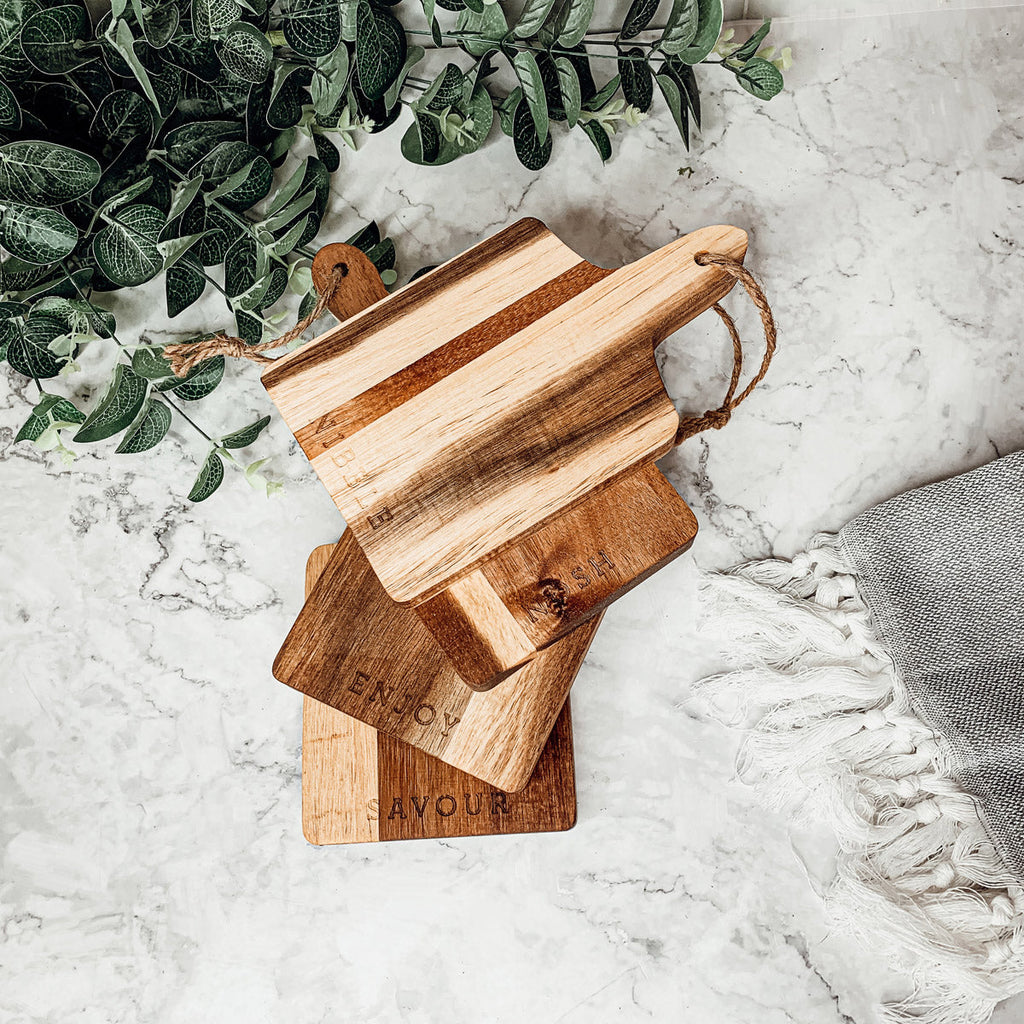 Charcuterie Boards, 8" x 4.5" — Select Your Design