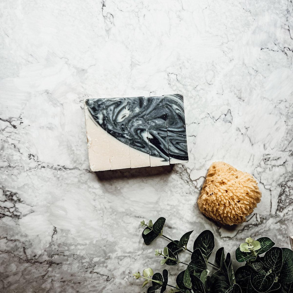 Black Storm Soap Bar with Activated Charcoal and Masculine Scent