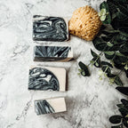 Black Storm Soap Bar with Activated Charcoal and Masculine Scent