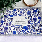 Chinoiserie Heavy Paper Placemats with Soy-Based Ink - 40 tear off mats per pad