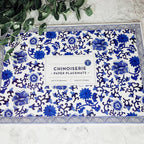 Chinoiserie Heavy Paper Placemats with Soy-Based Ink - 40 tear off mats per pad