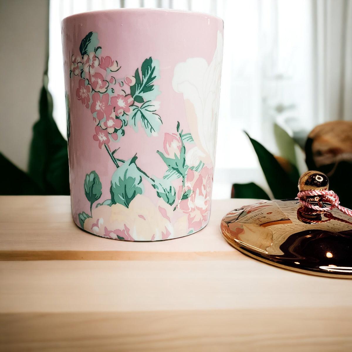 Vintage Floral Gift Boxed Candle