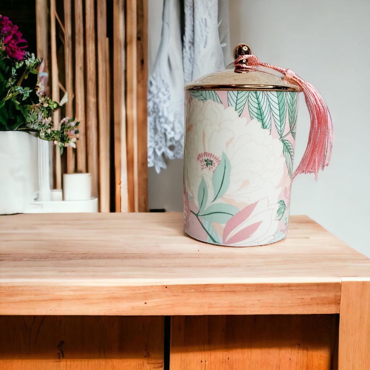 Vintage Floral Gift Boxed Candle