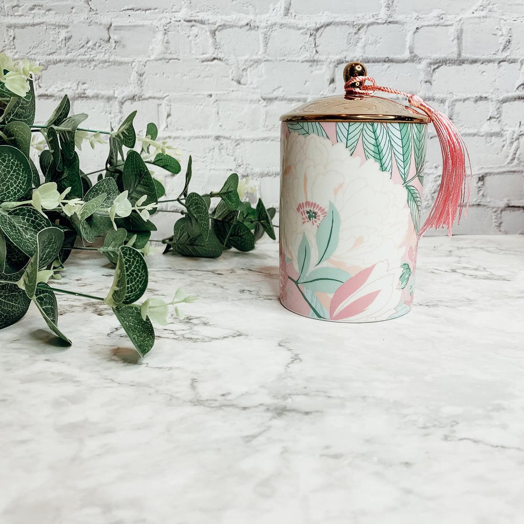 Vintage Floral Gift Boxed Candle