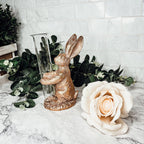 Gold Bunny Bud Vase