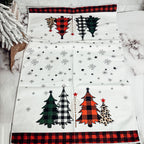 Trees & Gingham Kitchen Towel