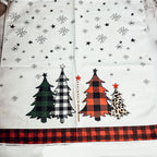 Trees & Gingham Kitchen Towel