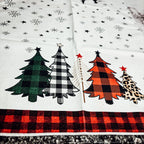 Trees & Gingham Kitchen Towel