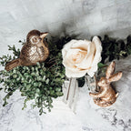 Gold Bunny Bud Vase
