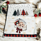 Trees & Gingham Kitchen Towel