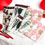 Trees & Gingham Kitchen Towel