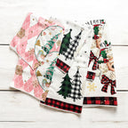 Trees & Gingham Kitchen Towel