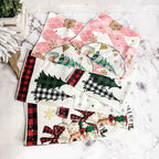 Trees & Gingham Kitchen Towel